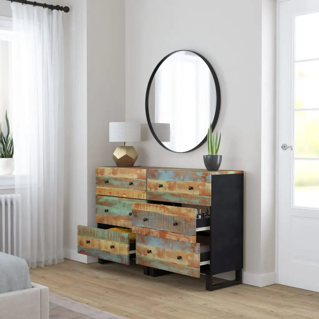 vidaXL Sideboards 2 pcs 23.6’’x13’’x29.5’’ Solid Wood Reclaimed - Furniture > Cabinets & Storage > Buffets & Sideboards