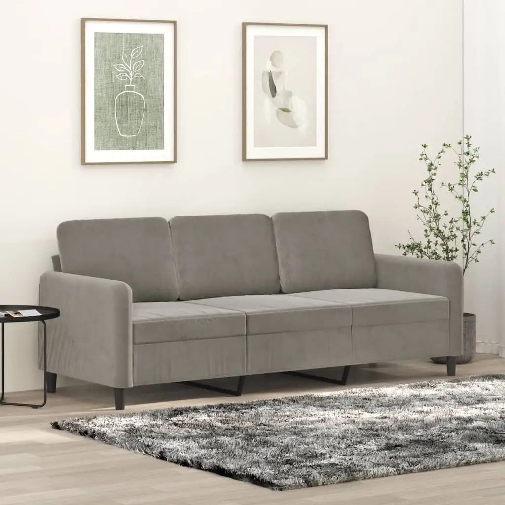 vidaXL Sofa Chair Living Room Accent Upholstered Chair with Armrest Velvet - Furniture > Sofas