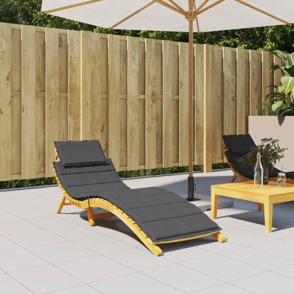 vidaXL Sun Lounger Cushion Sunbed Seating Pad Outdoor Patio Garden Fabric - Home & Garden > Decor > Chair & Sofa