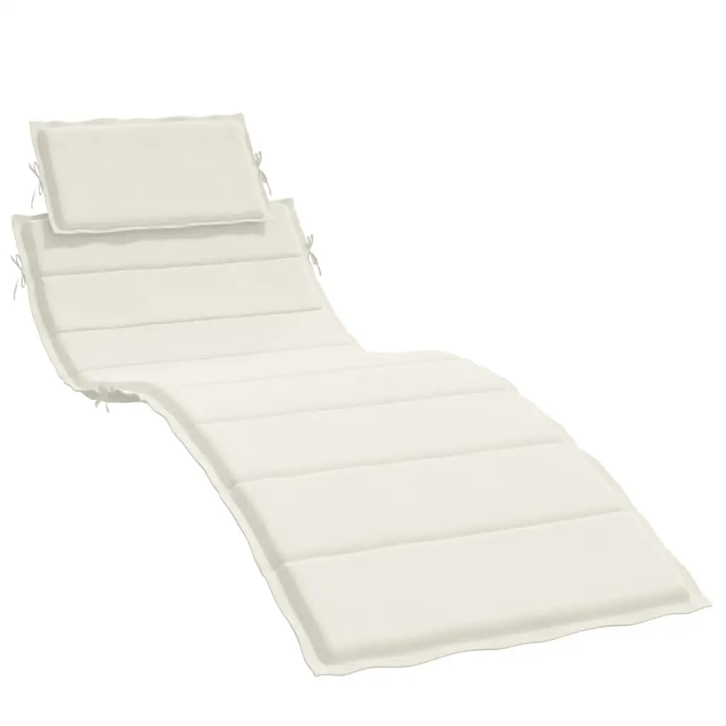 vidaXL Sun Lounger Cushion Sunbed Seating Pad Outdoor Patio Garden Fabric - Home & Garden > Decor > Chair & Sofa