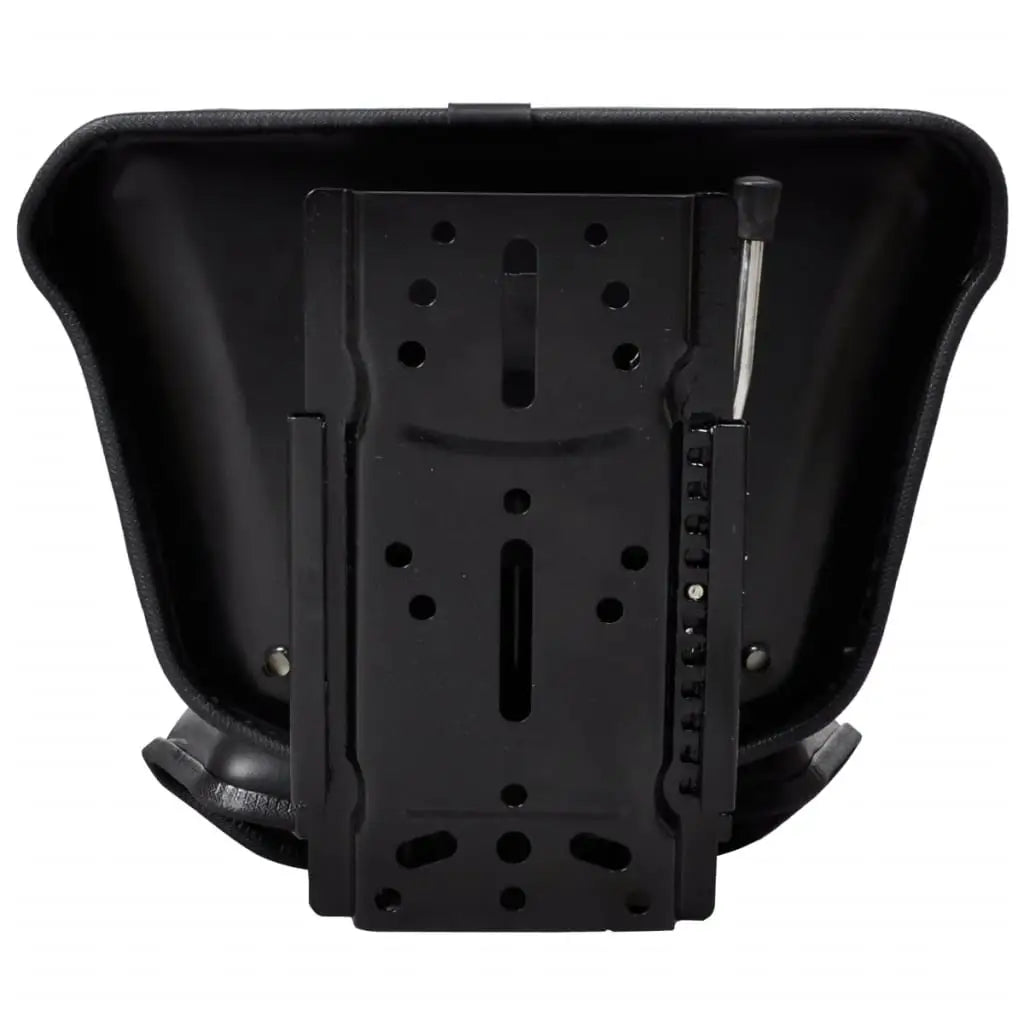 vidaXL Tractor Seat with Backrest Black - Home & Garden > Lawn & Garden > Outdoor Power Equipment Accessories > Tractor