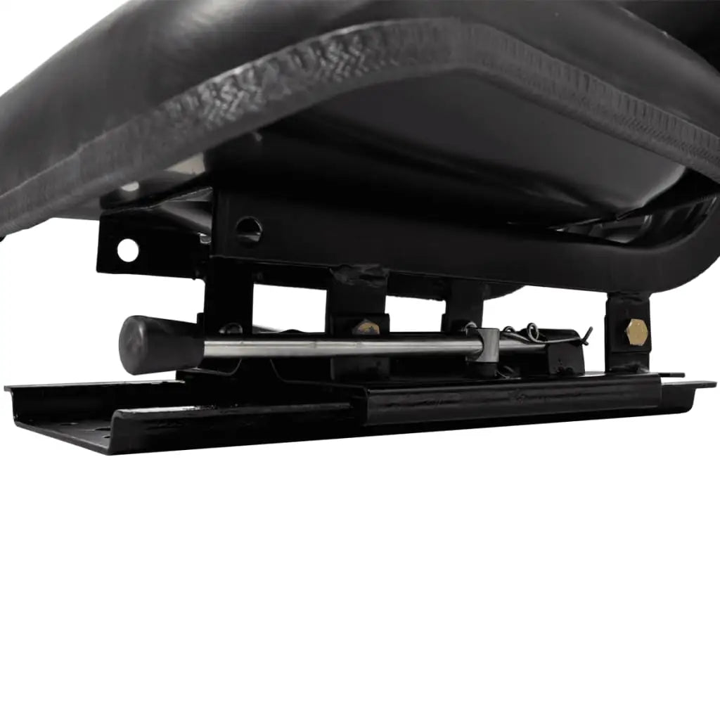 vidaXL Tractor Seat with Backrest Black - Home & Garden > Lawn & Garden > Outdoor Power Equipment Accessories > Tractor