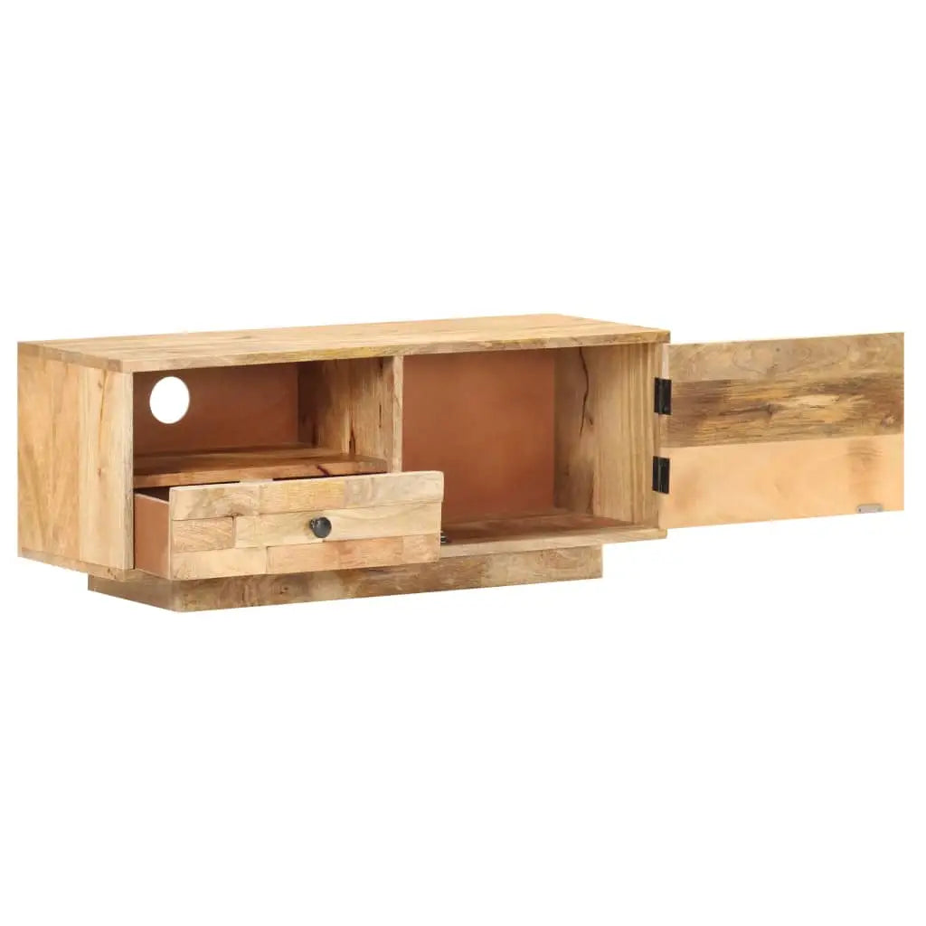 vidaXL TV Stand 35.4’’x11.8’’x13.8’’ Solid Wood Mango - Furniture > TV benches & TV stands