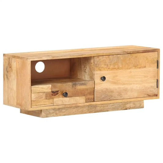 vidaXL TV Stand 35.4’’x11.8’’x13.8’’ Solid Wood Mango - Furniture > TV benches & TV stands