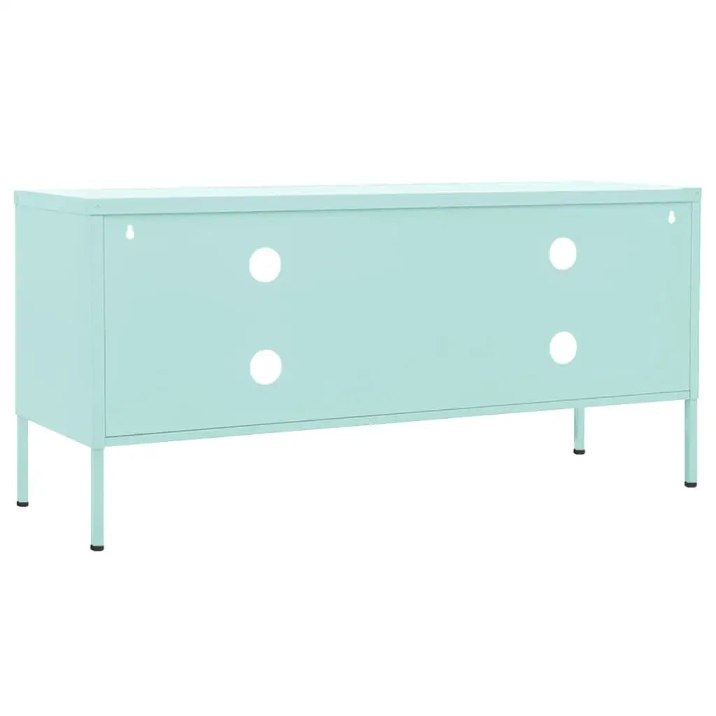 vidaXL TV Stand TV Unit Sideboard Home TV Console Media Unit Cupboard Steel - Furniture > Entertainment Centers & TV
