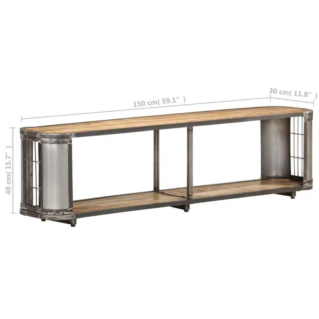 vidaXL TV Stand TV Unit Sideboard Home TV Console Media Unit Solid Mango Wood - Furniture > TV benches & TV stands