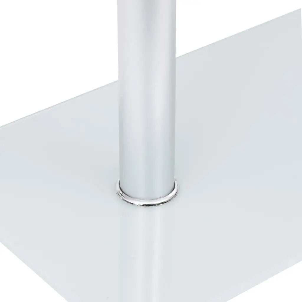 vidaXL U-Shaped Side Table Transparent 17.7’’x11.8’’x22.8’’ Tempered Glass - Furniture > Tables > Accent Tables > End