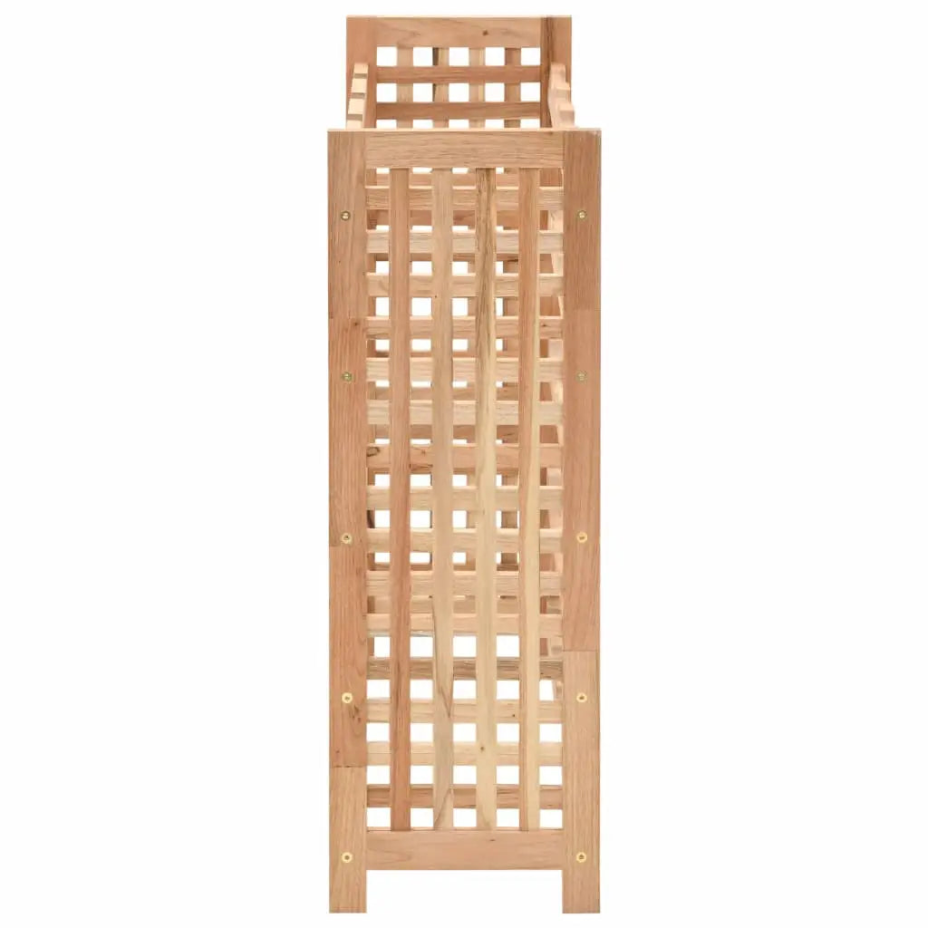 vidaXL Wine Rack for 25 Bottles Solid Walnut Wood 24.8’’x9.8’’x28.7’’ - Furniture > Cabinets & Storage > Wine Racks