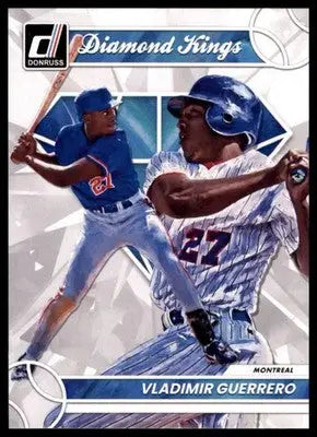 Vladimir Guerrero 2023 Donruss Baseball Card featuring Montreal Expos player
