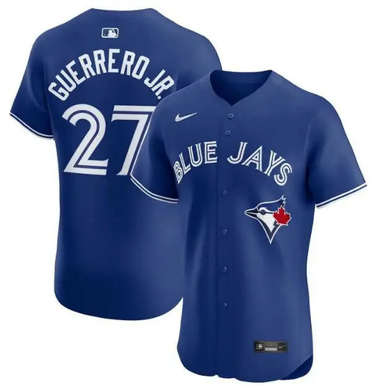 Blue Toronto Blue Jays Vladimir Guerrero Jr. Nike Home Elite Jersey with 27 on back