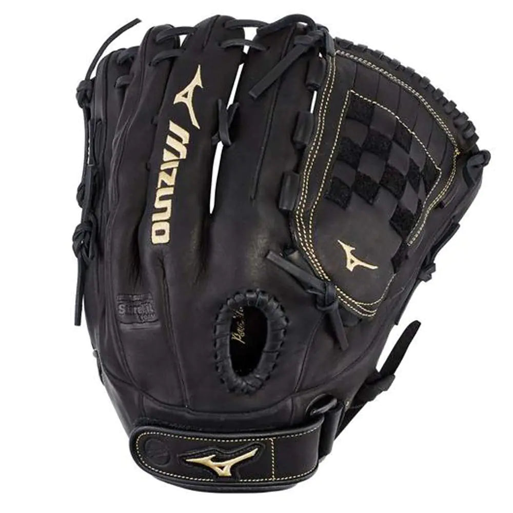 Mizuno GMVP1300PF3 MVP Prime Fastpitch Softball Gloves 13" Right Hand Throw Black Tartan Web