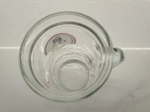Empty glass beer mug from Vtg NFL New England Patriots Fisher Beer Stein
