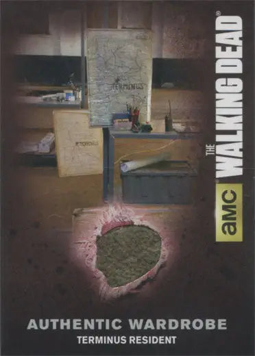 Clump of green plant material resembling marijuana in Walking Dead Trading Cards