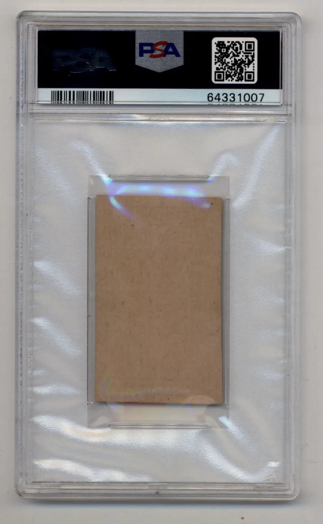Walter Johnson 1921 W551 Hand Cut PSA 6 Excellent-Mint in protective case with tan backing