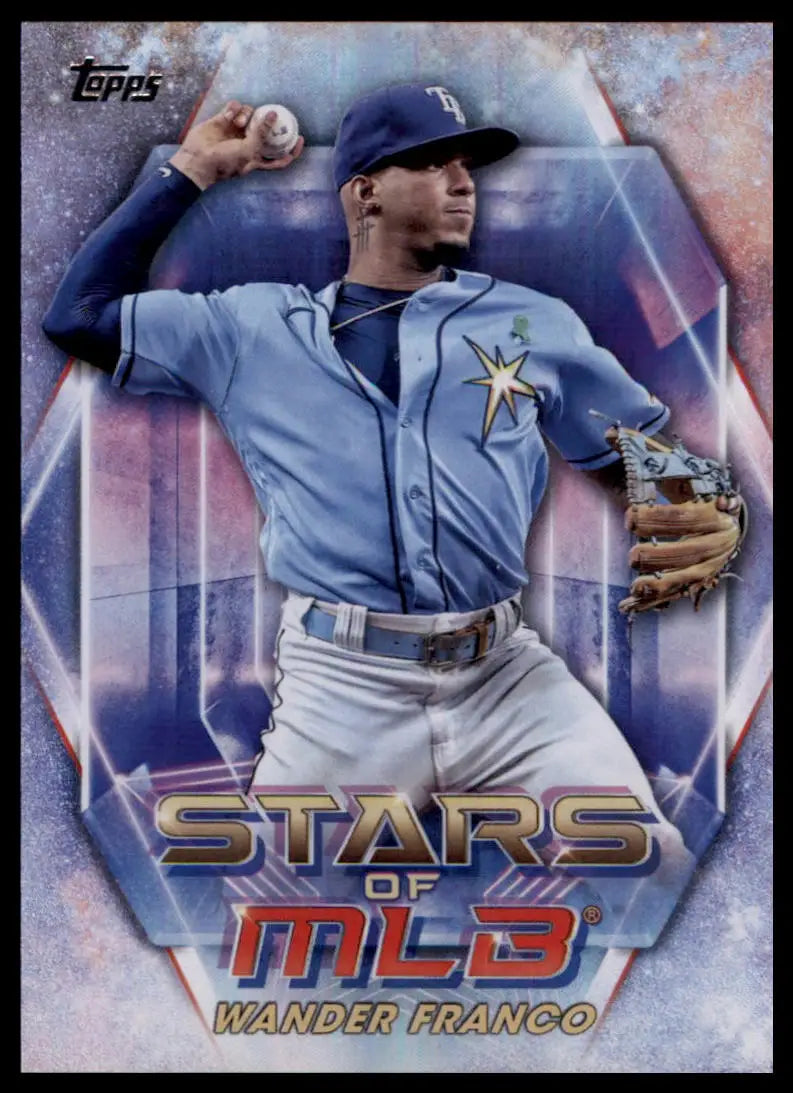 Wander Franco baseball card from 2023 Topps Stars of MLB Tampa Bay Rays series