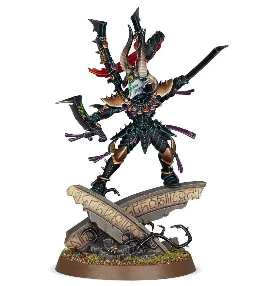 Dark Eldar Archon miniature from Warhammer 40k Drukhari Drazhar product display