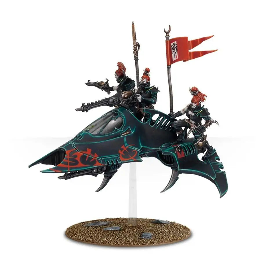Dark Eldar Raider miniature with splinter cannon from Warhammer 40k Drukhari Venom
