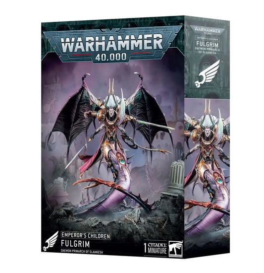Warhammer 40k Emperor’s Children Fulgrim daemon primarch miniature with serpentine form