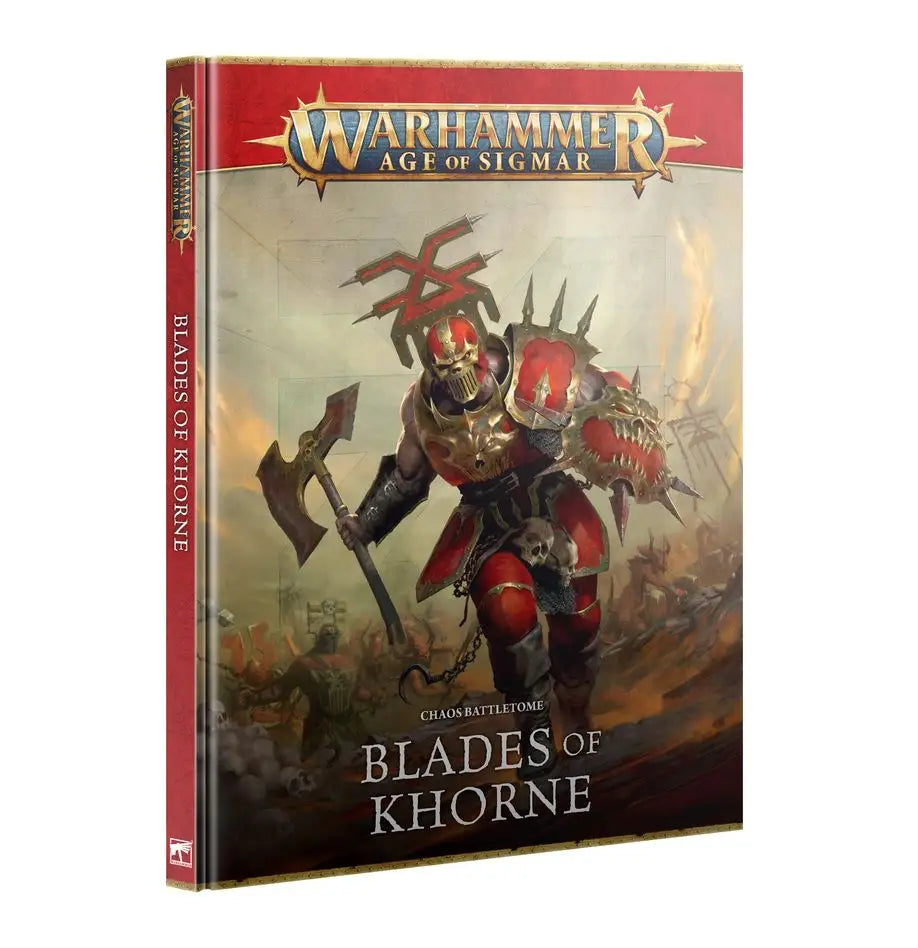 Warhammer Age of Sigmar chaos battletome Blades of Khorne with background material and battle traits