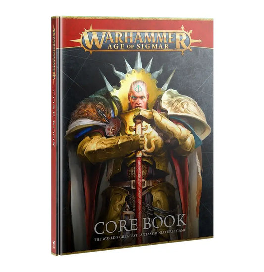 Warhammer Age of Sigmar 4th Edition core book featuring eight mortal realms and chaos gods