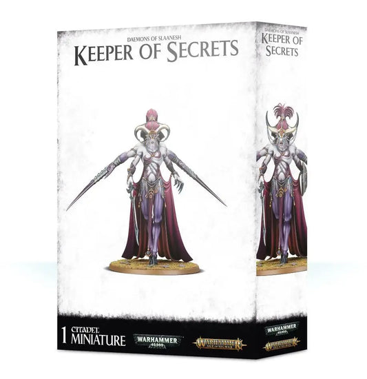 Warhammer Age of Sigmar Hedonites of Slaanesh Keeper of Secrets miniature box