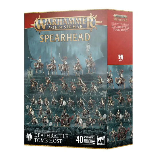Warhammer Age of Sigmar Soulblight Gravelords Deathrattle Skeletons Tomb Host miniatures set