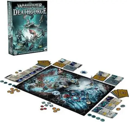 Warhammer Underworlds: Deathgorge Miniatures Game featuring Rivals Decks and gameplay