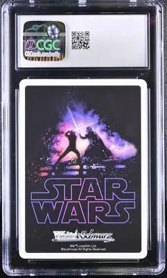 Graded Star Wars Weiss Schwarz Rogue Han Solo trading card CGC 10 Schwarz Rogue Han