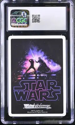Graded Star Wars Weiss Schwarz Tainted Evil Darth Vader trading card CGC 10