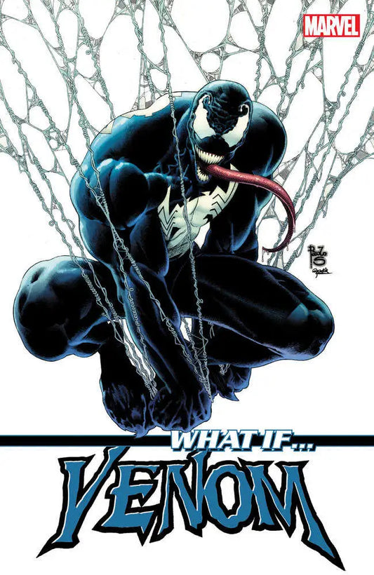 Venom comic book cover featuring Eddie Brock from What If Venom series