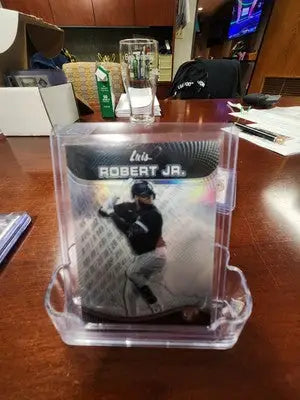 White Sox Luis Robert Jr. baseball card with case hit Fanatical /25 collection