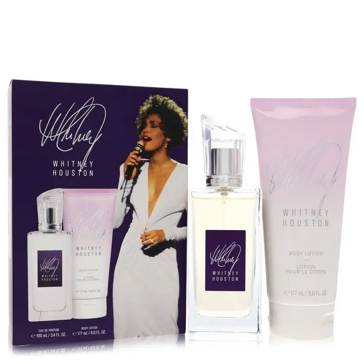Whitney Houston fragrance gift set with Eau De Parfum spray and body lotion