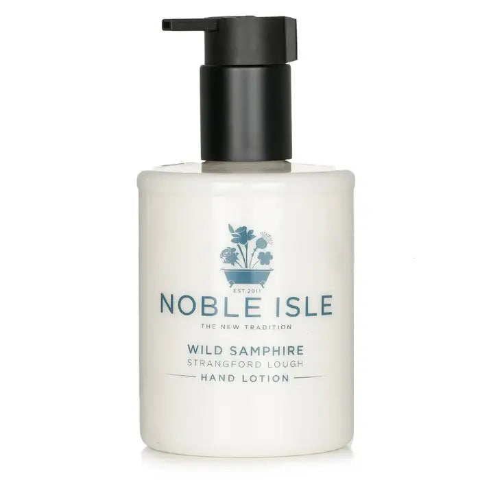 White pump-dispenser bottle of Wild Samphire Hand Lotion 250ml/8.45oz