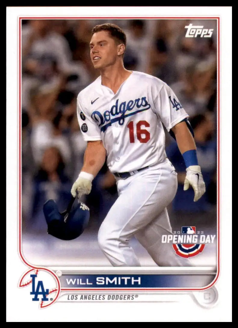 Will Smith 2022 Topps Opening Day baseball card Los Angeles Dodgers collectible