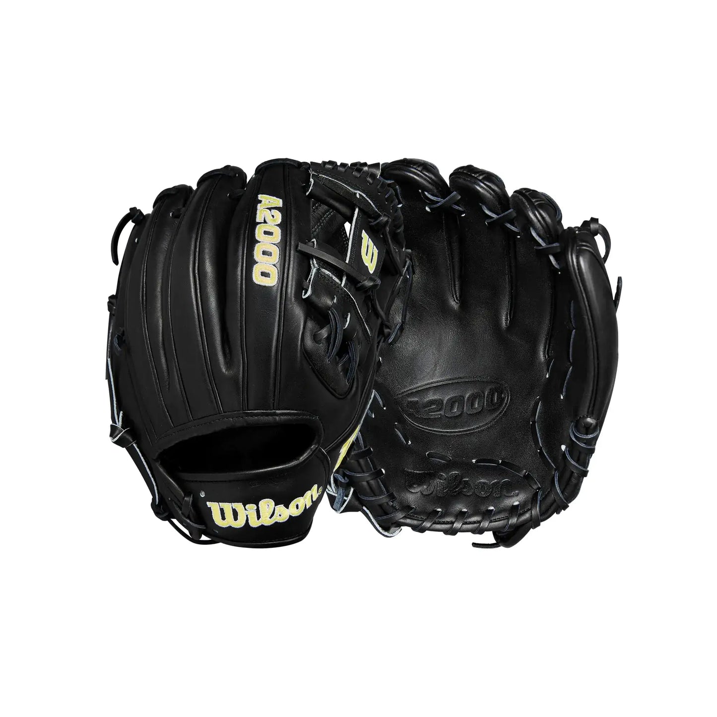 Black leather baseball glove from Wilson Baseball Classics Series A2000 infield glove