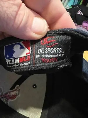 Youth OC Sports St Louis Cardinals navy red baseball cap with official MLB branding