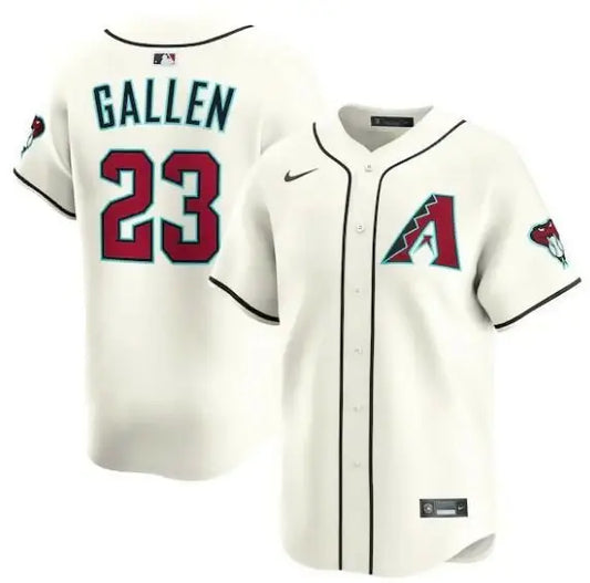 Cream-colored Zac Gallen Arizona Diamondbacks Nike Alternate Limited Player Jersey