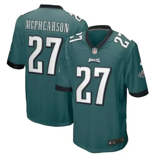 Teal green Philadelphia Eagles Zech McPhearson Nike Game Jersey with MCPHEARSON on back