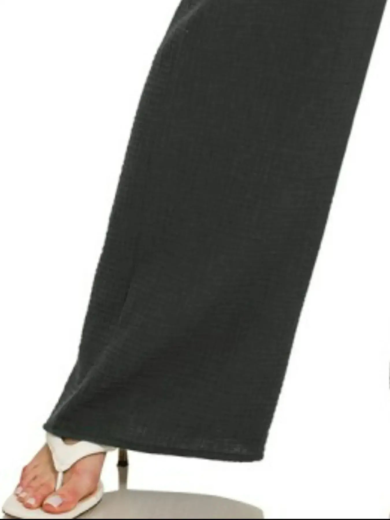 Zenana Double Gauze Elastic Band Pants - Elastic Band Pants