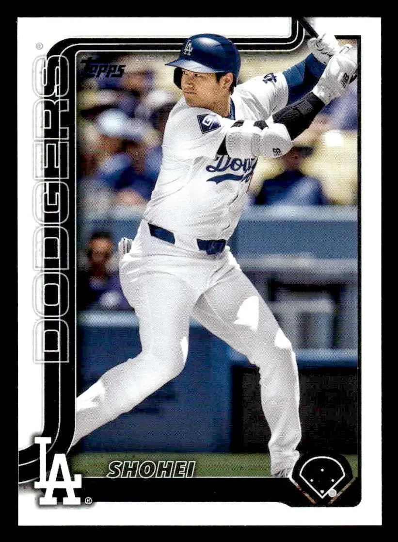 Shohei Ohtani baseball card.