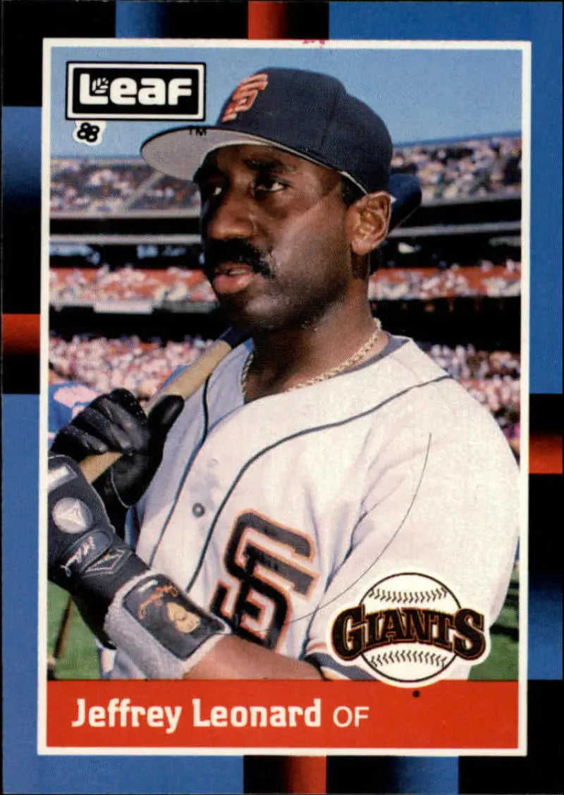 1988 Donruss/Leaf #118 Jeffrey Leonard NM-MT Giants