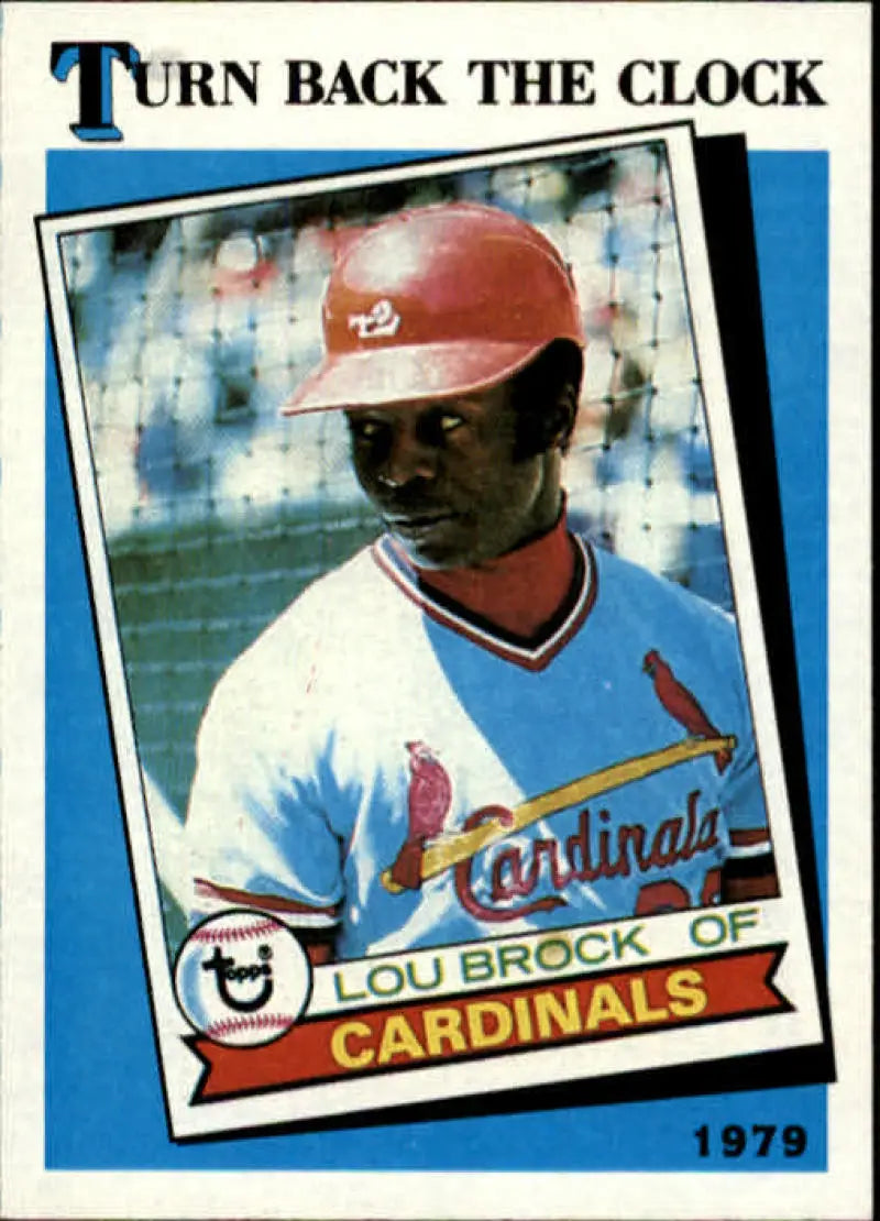 1989 Topps #662 Lou Brock NM-MT Cardinals