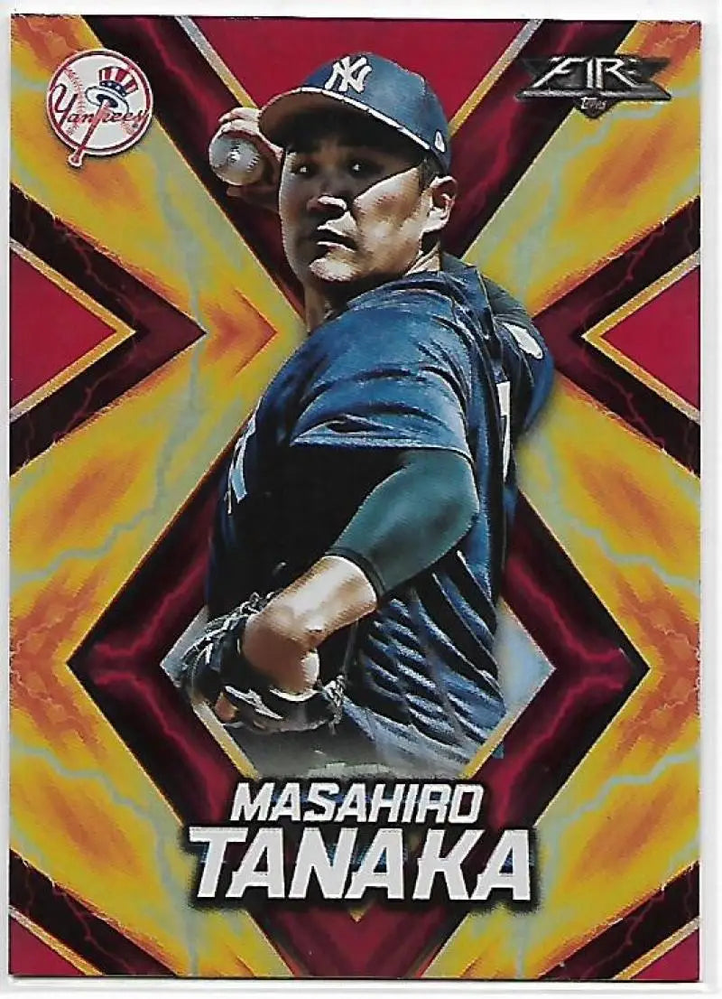 2017 Topps Fire Flame #48 Masahiro Tanaka NM-MT Yankees