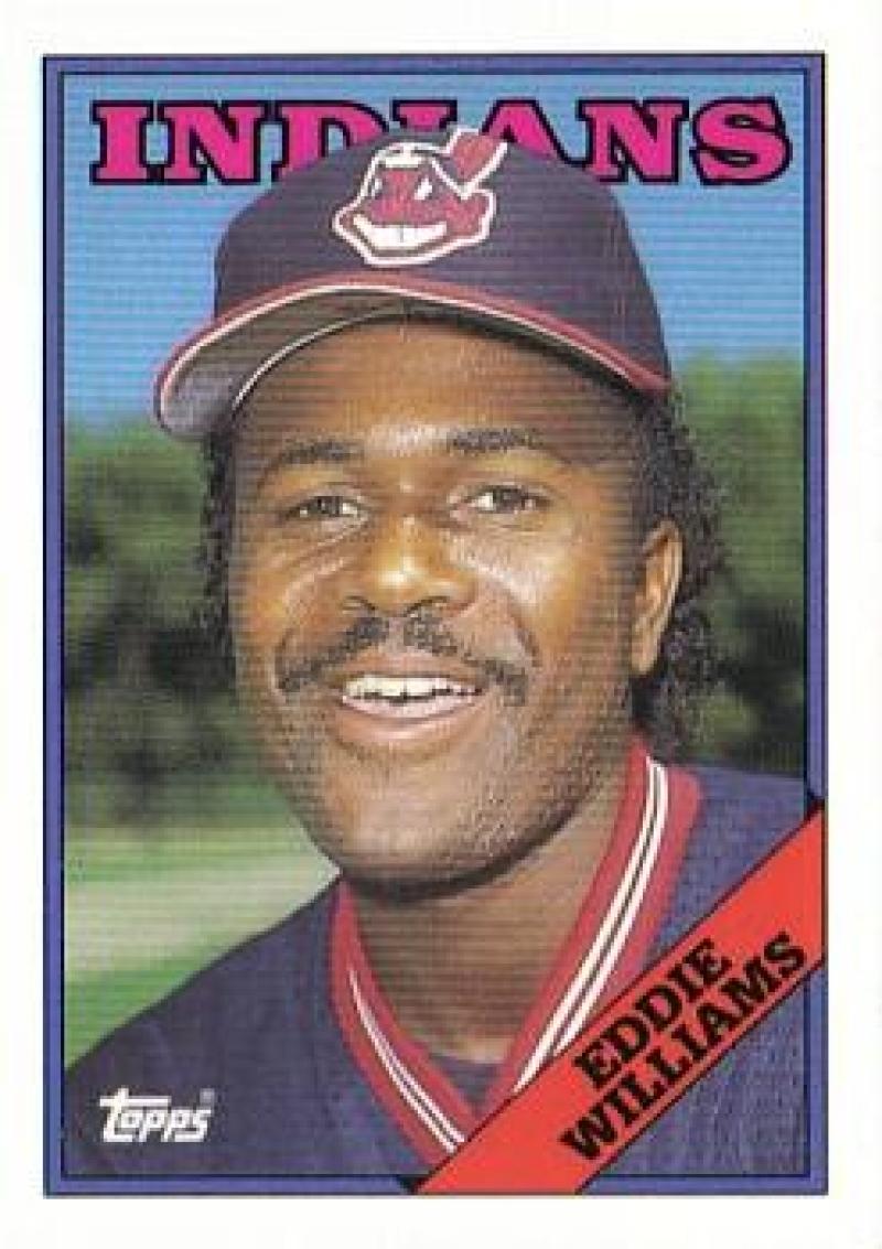 1988 Topps #758 Eddie Williams NM-MT RC Rookie Indians