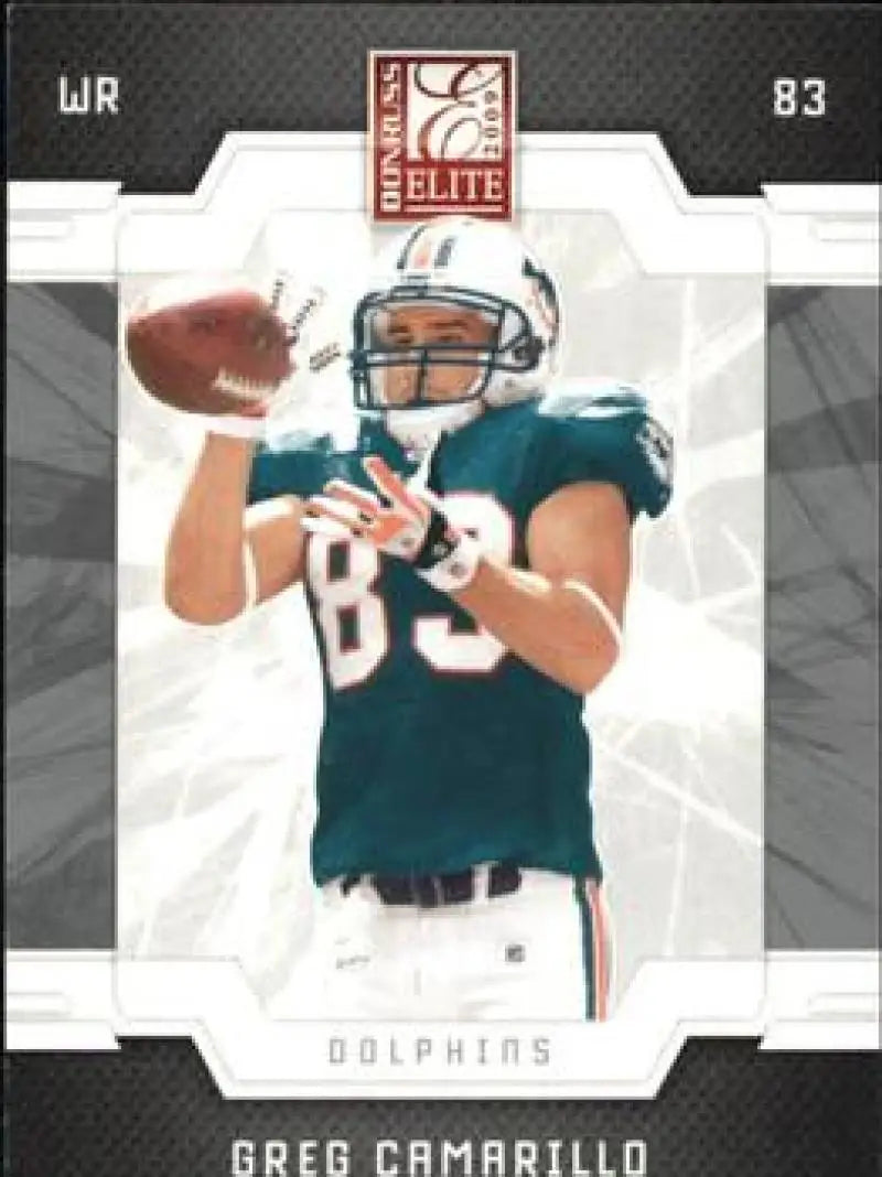 2009 Donruss Elite #53 Greg Camarillo NM-MT Dolphins