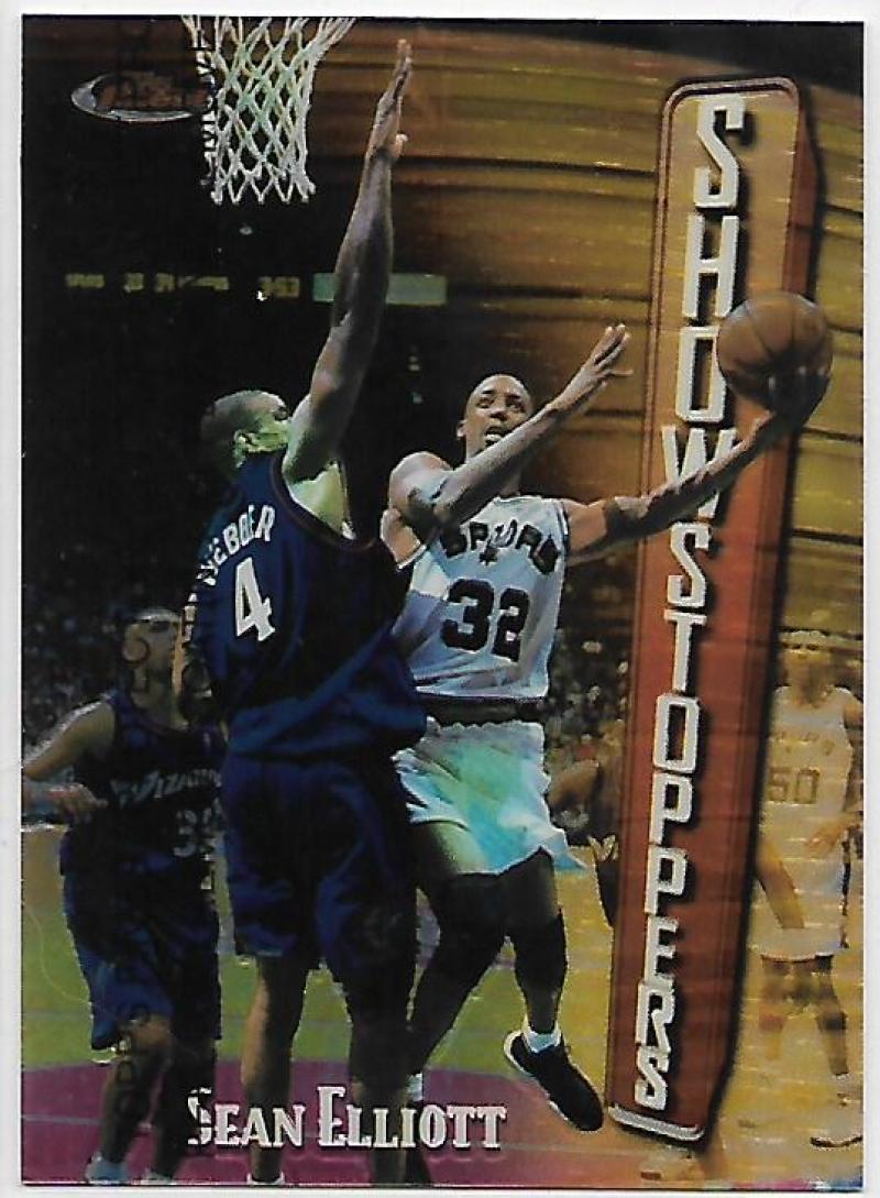 1997-98 Topps Finest #208 Sean Elliott Bronze NM-MT