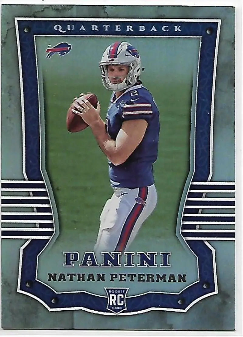 2017 Panini Shining Armor #105 Nathan Peterman NM-MT Bills