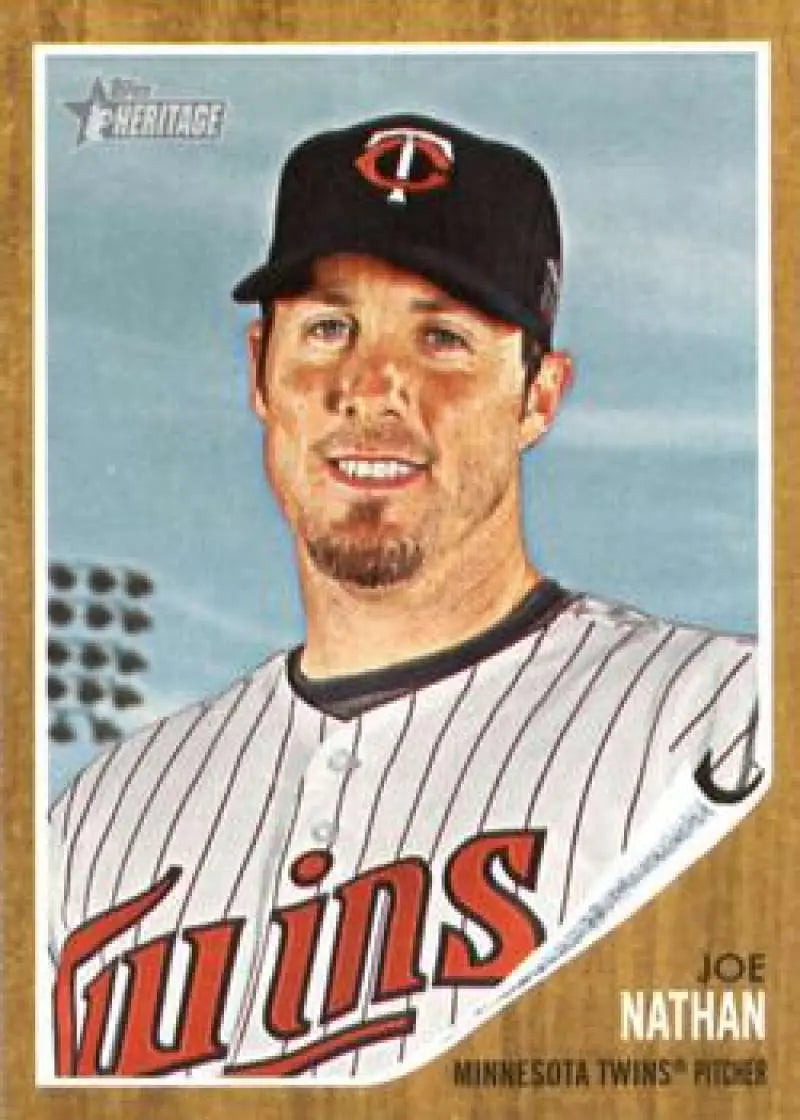2011 Topps Heritage #11 Joe Nathan NMMT 