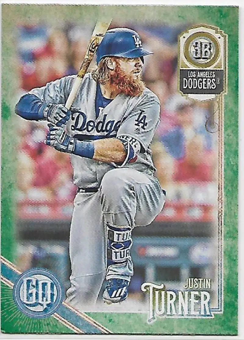 2018 Topps Gypsy Queen Green #165 Justin Turner NM-MT Dodgers