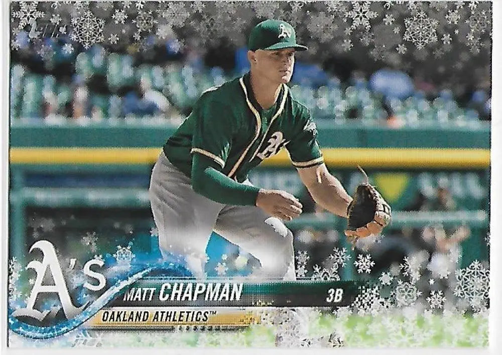 2018 Topps Holiday Snowflake #HMW34 Matt Chapman NM-MT
